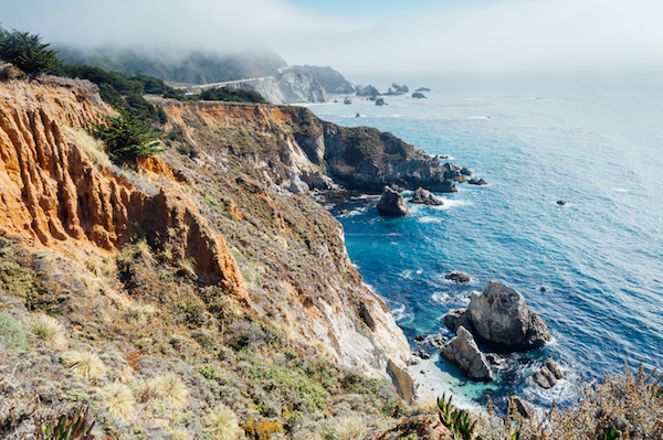 coastline of big sur, pacific coast highway california