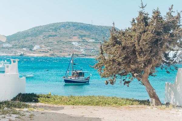 Pollonia Harbour Milos Greece