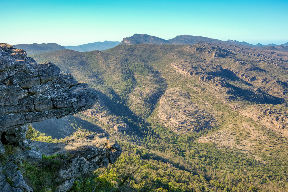 The Balconies lookout in the grampians
