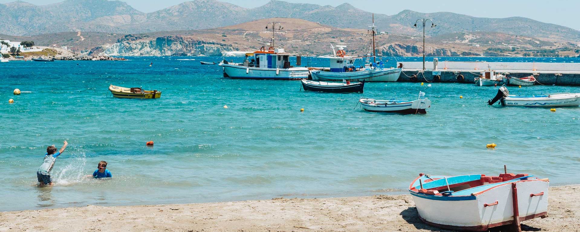 Pollonia Milos Greece