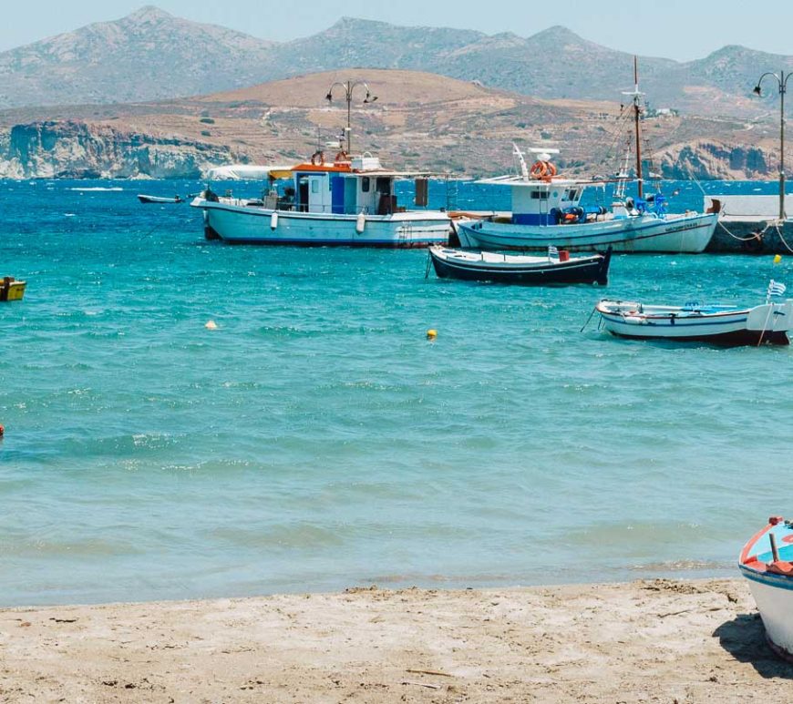 Pollonia Milos Greece